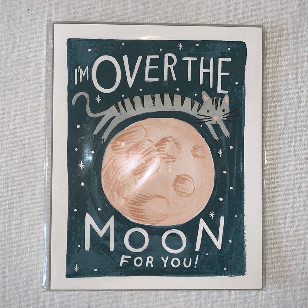 NWT “Over the Moon For You!” Art print
